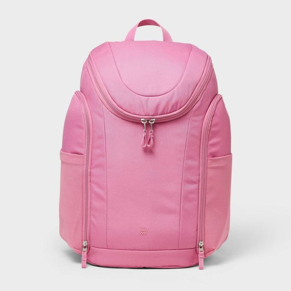 All In Motion - 29L Sports Ball Bag Backpack - All In Motion Pink Pink